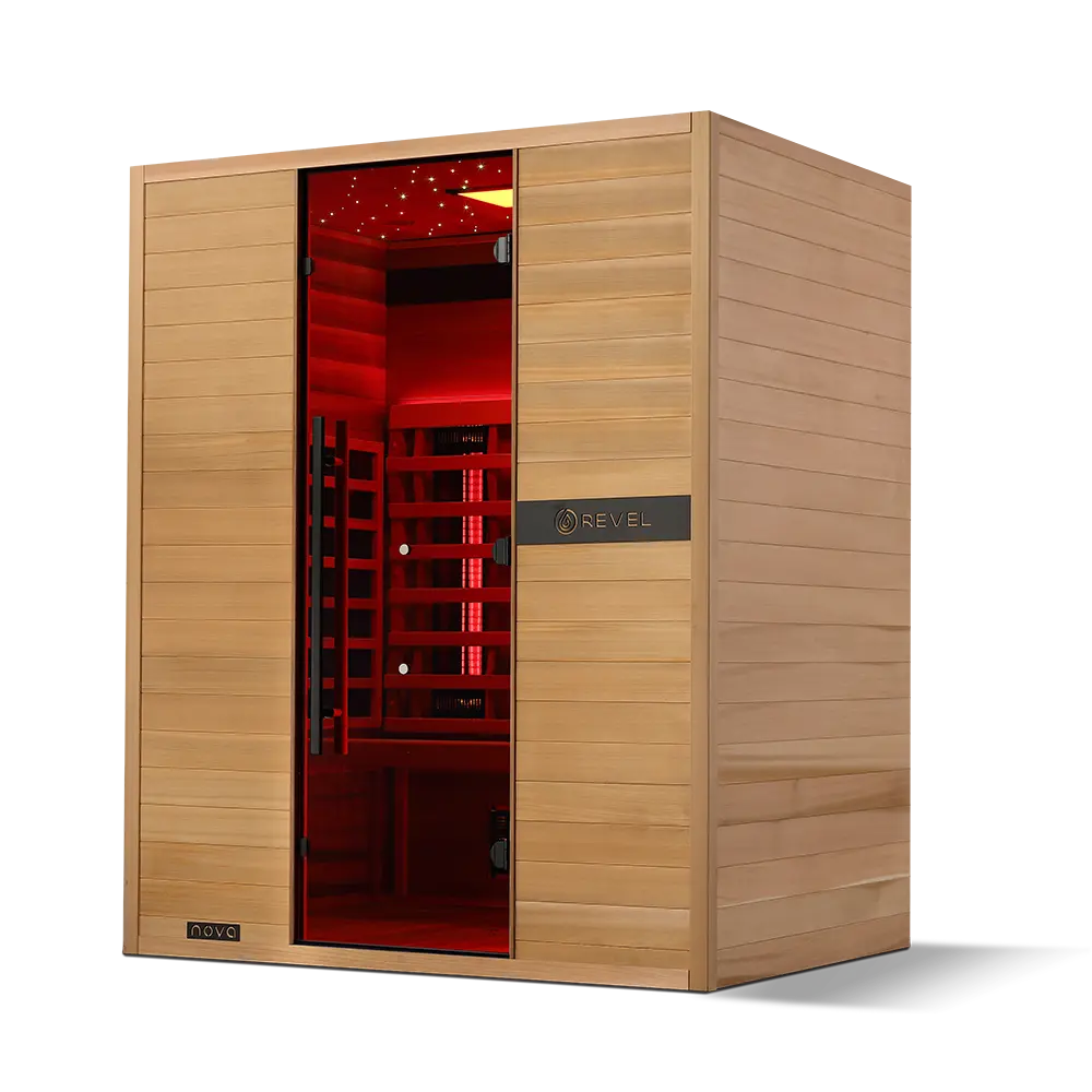 Revel Nova 3 Person Full Spectrum Infrared Sauna - Next Gen Revel Saunas