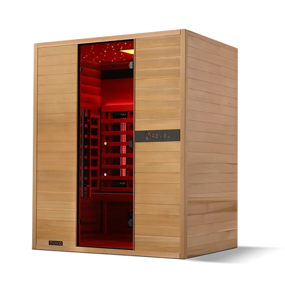 Revel Nova 3 Person Full Spectrum Infrared Sauna - Next Gen Revel Saunas