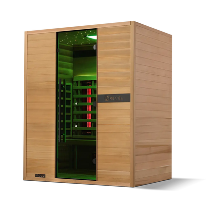 Revel Nova 3 Person Full Spectrum Infrared Sauna - Next Gen Revel Saunas