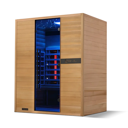 Revel Nova 3 Person Full Spectrum Infrared Sauna - Next Gen Revel Saunas