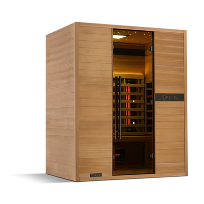 Revel Nova 3 Person Full Spectrum Infrared Sauna - Next Gen Revel Saunas