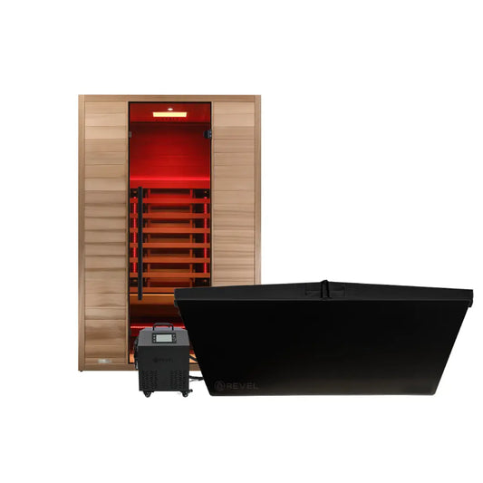 2 Person Nova & Edur Noir Ice Bath Revel Saunas