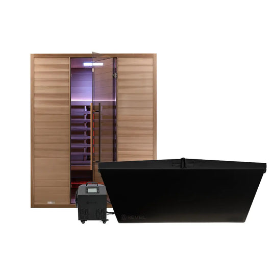 3 Person Nova & Edur Noir Ice Bath Revel Saunas