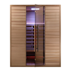 Revel Nova 3 Person Full Spectrum Infrared Cedar Sauna Revel Saunas