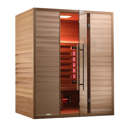 Revel Nova 3 Person Full Spectrum Infrared Cedar Sauna Revel Saunas