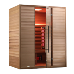 Revel Nova 3 Person Full Spectrum Infrared Cedar Sauna Revel Saunas