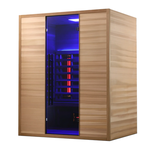 Revel Nova 3 Person Full Spectrum Infrared Cedar Sauna Revel Saunas