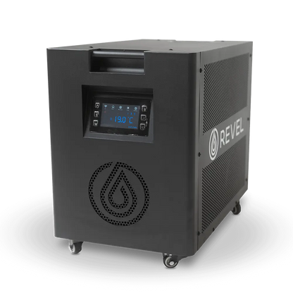 Revel Virta 4P Traditional Cabin with Glacier Duo Ice Bath and 1HP Chiller Revel Saunas