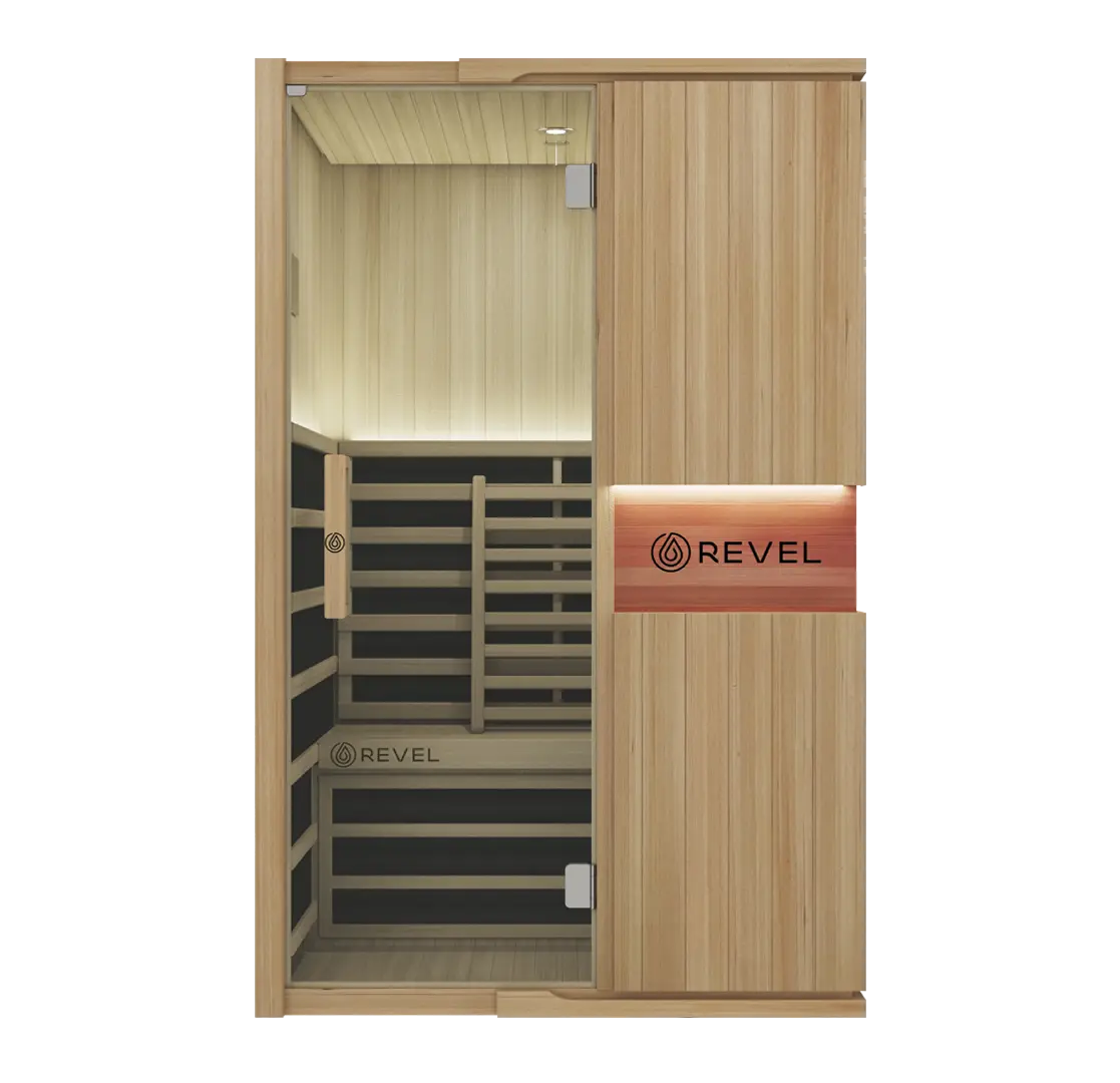 Revel Aura 2 Person Full Spectrum Infrared Sauna Revel Saunas