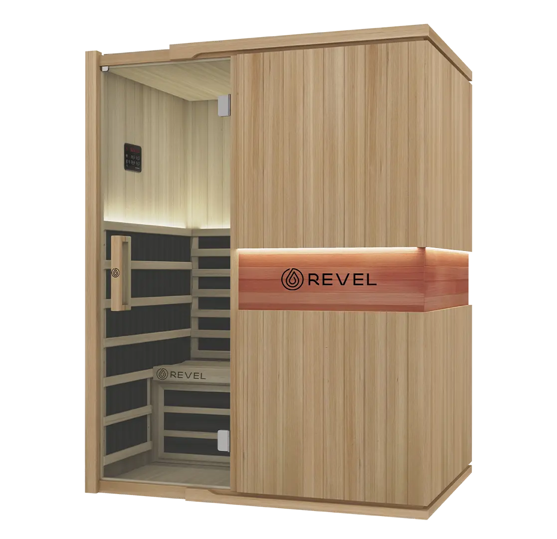 Revel Aura 3 Person Full Spectrum Infrared Sauna Revel Saunas