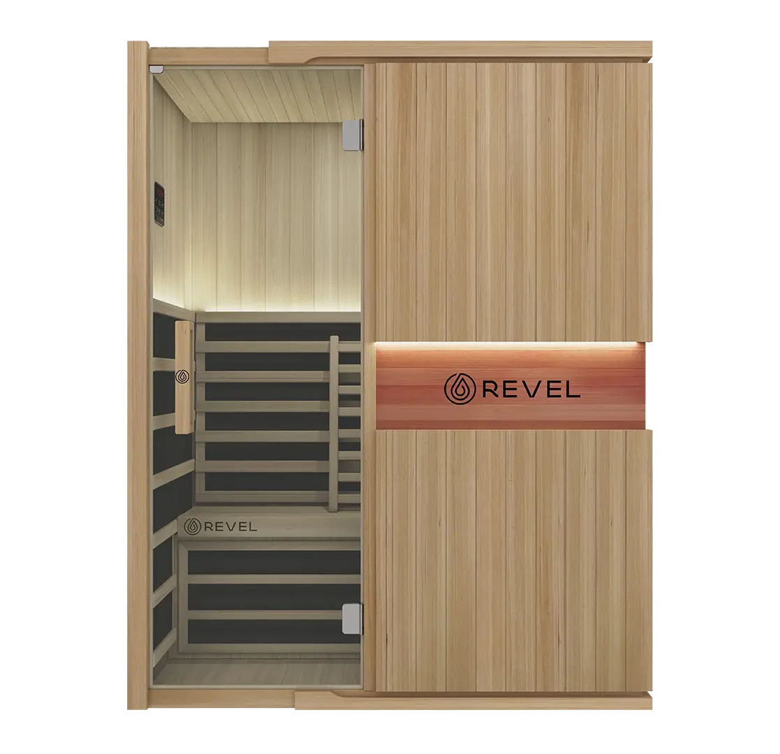 Revel Aura 3 Person Full Spectrum Infrared Sauna Revel Saunas