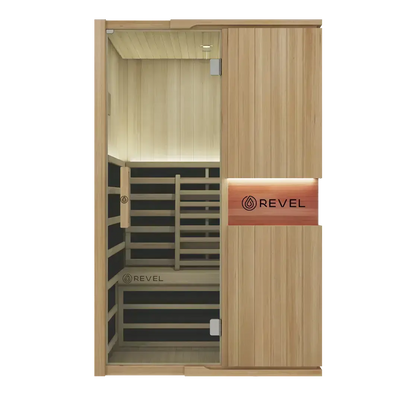 Revel Aura 2 Person Full Spectrum Infrared Sauna Revel Saunas