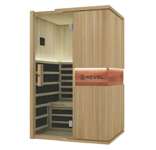 Revel Aura 2 Person Full Spectrum Infrared Sauna Revel Saunas