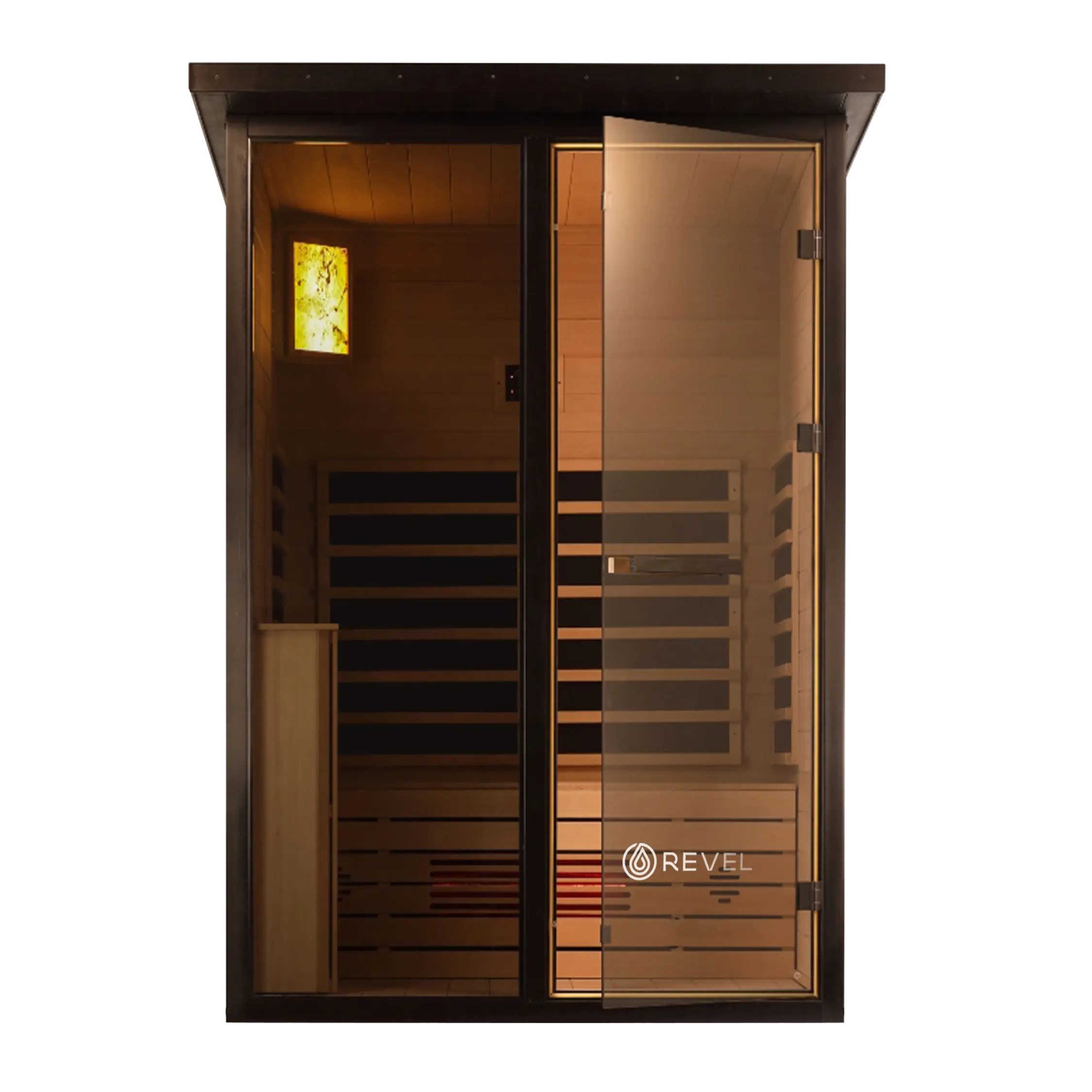 Revel Eclipse 2 Person Full Spectrum Infrared Cabin Sauna Revel Saunas