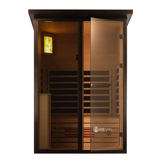 Revel Eclipse 2 Person Full Spectrum Infrared Cabin Sauna Revel Saunas