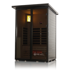 Revel Eclipse 2 Person Full Spectrum Infrared Cabin Sauna Revel Saunas