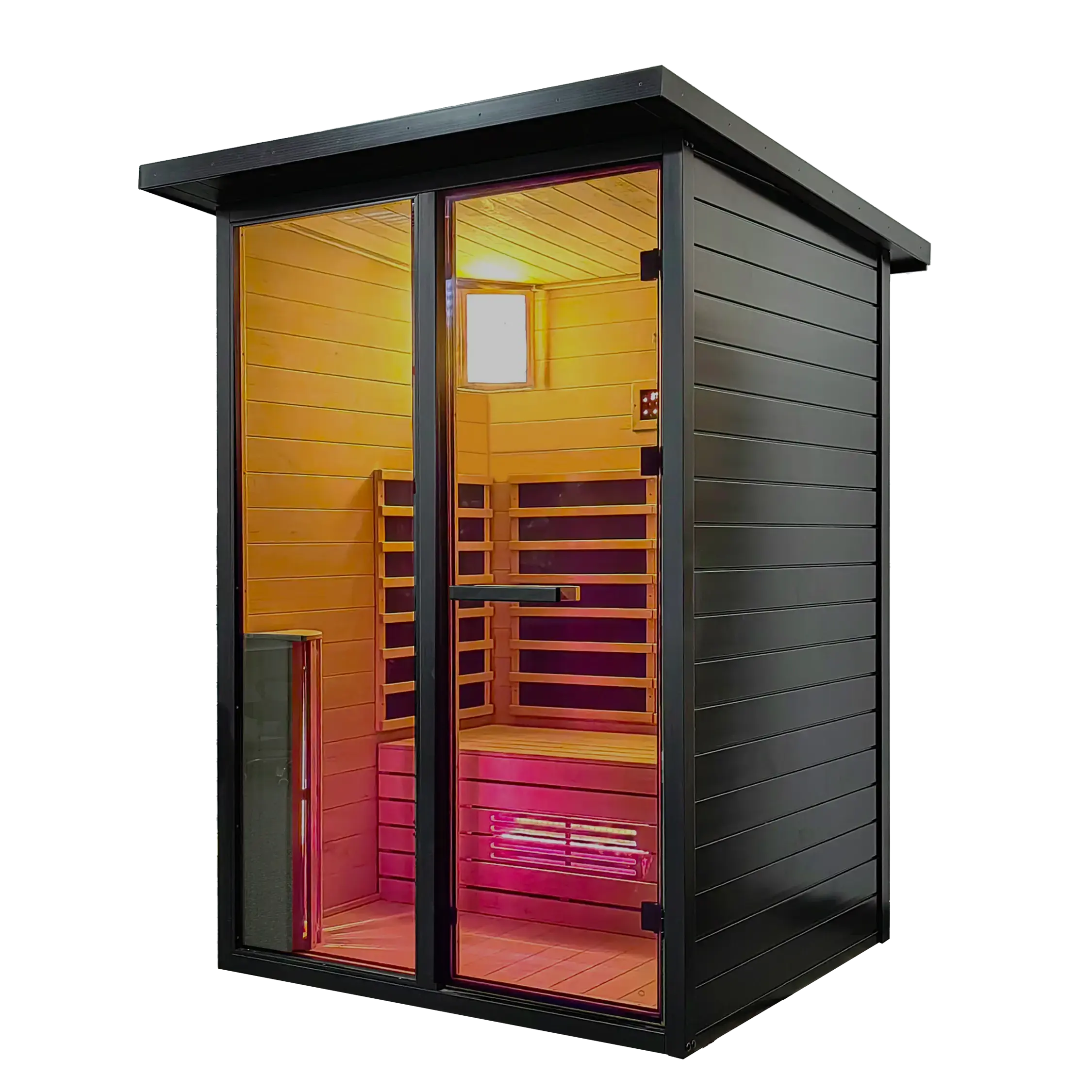 Revel Eclipse 2 Person Full Spectrum Infrared Cabin Revel Saunas