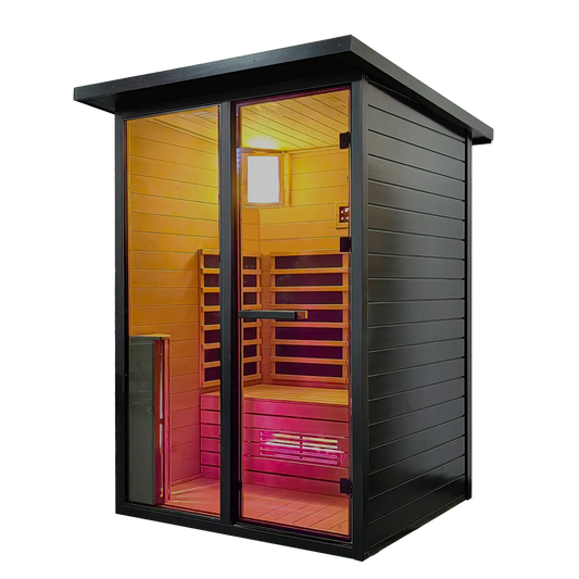 Revel Eclipse 2 Person Full Spectrum Infrared Cabin Revel Saunas