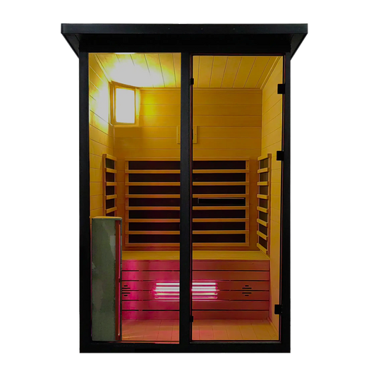 Revel Eclipse 2 Person Full Spectrum Infrared Cabin Revel Saunas