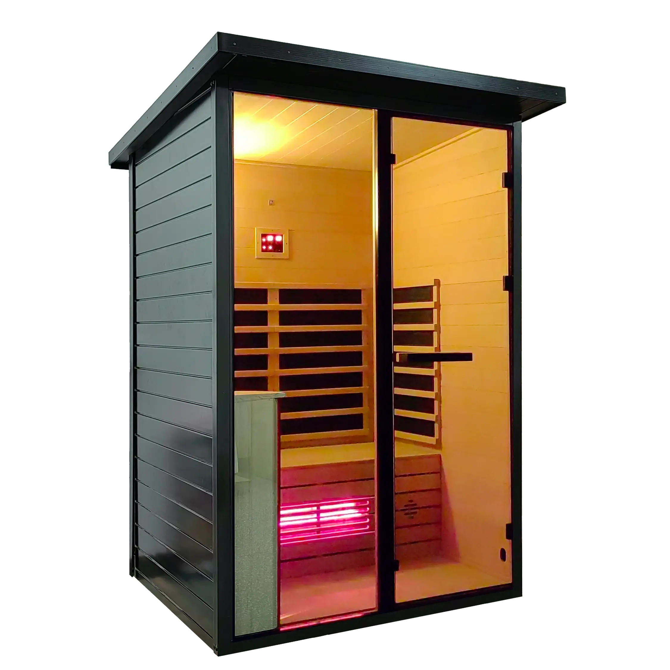 Revel Eclipse 2 Person Full Spectrum Infrared Cabin Revel Saunas