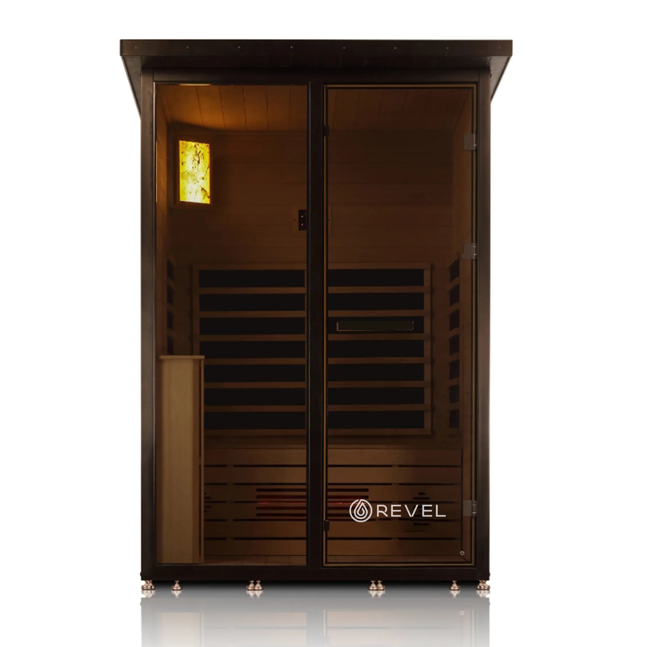 Revel Eclipse 2 Person Full Spectrum Infrared Cabin Sauna Revel Saunas