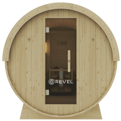 Revel Eden Pro - 8 Person Traditional Barrel Sauna Revel Saunas