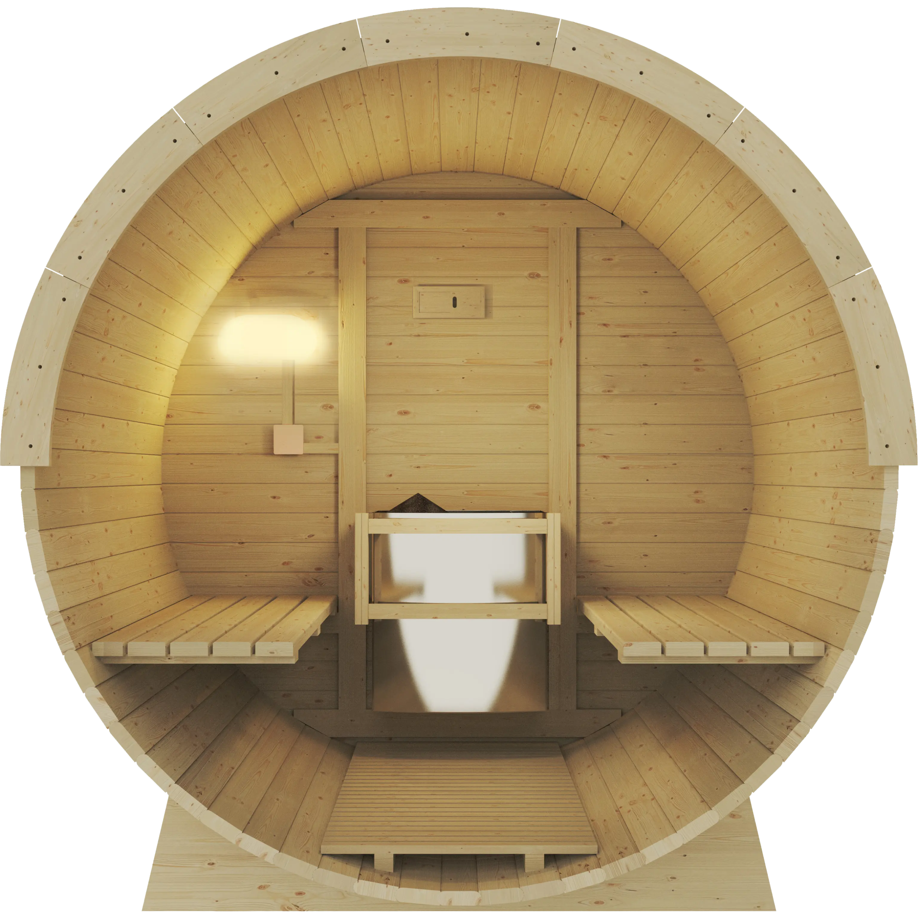 Revel Eden - 4 Person Traditional Barrel Sauna Revel Saunas