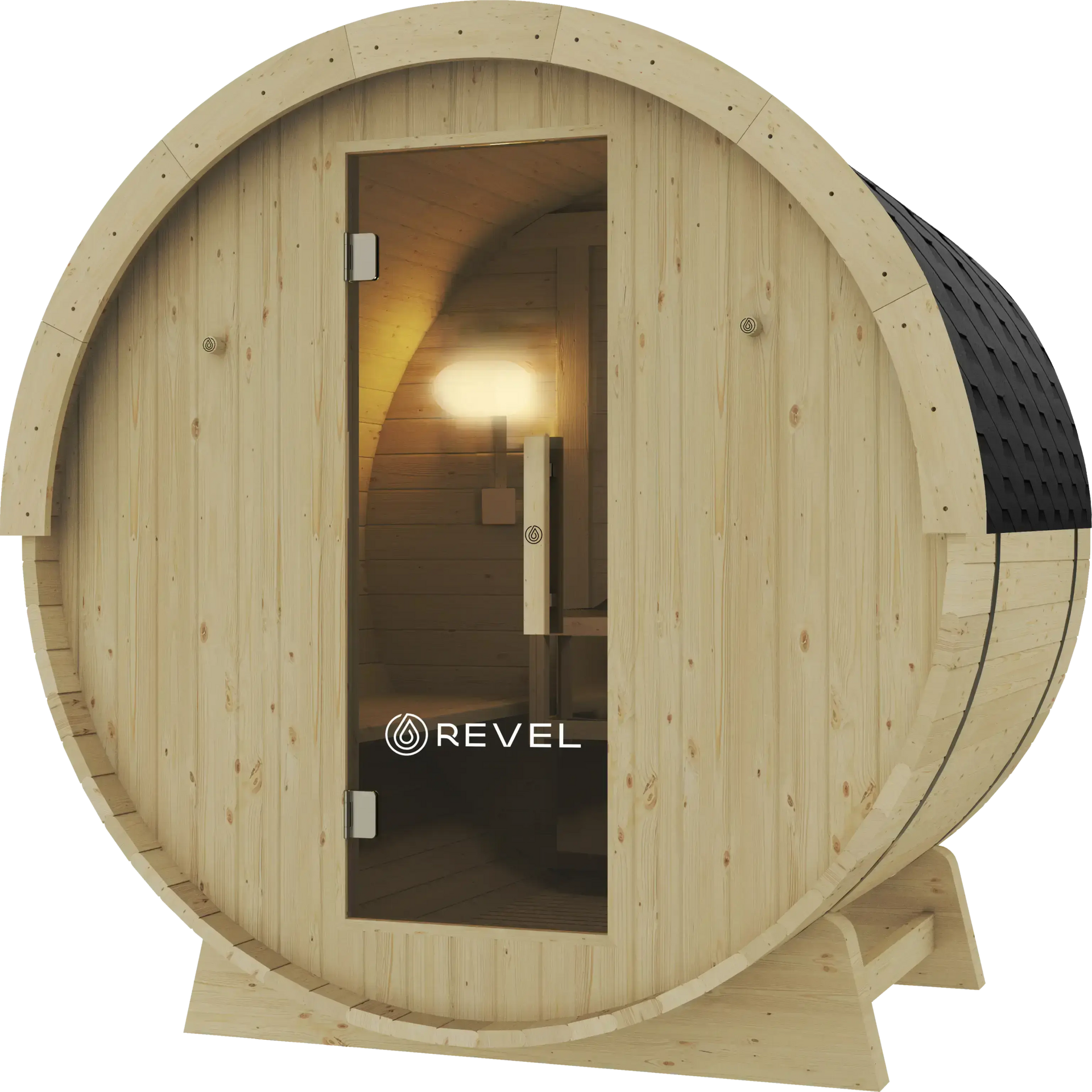 Revel Eden - 4 Person Traditional Barrel Sauna Revel Saunas