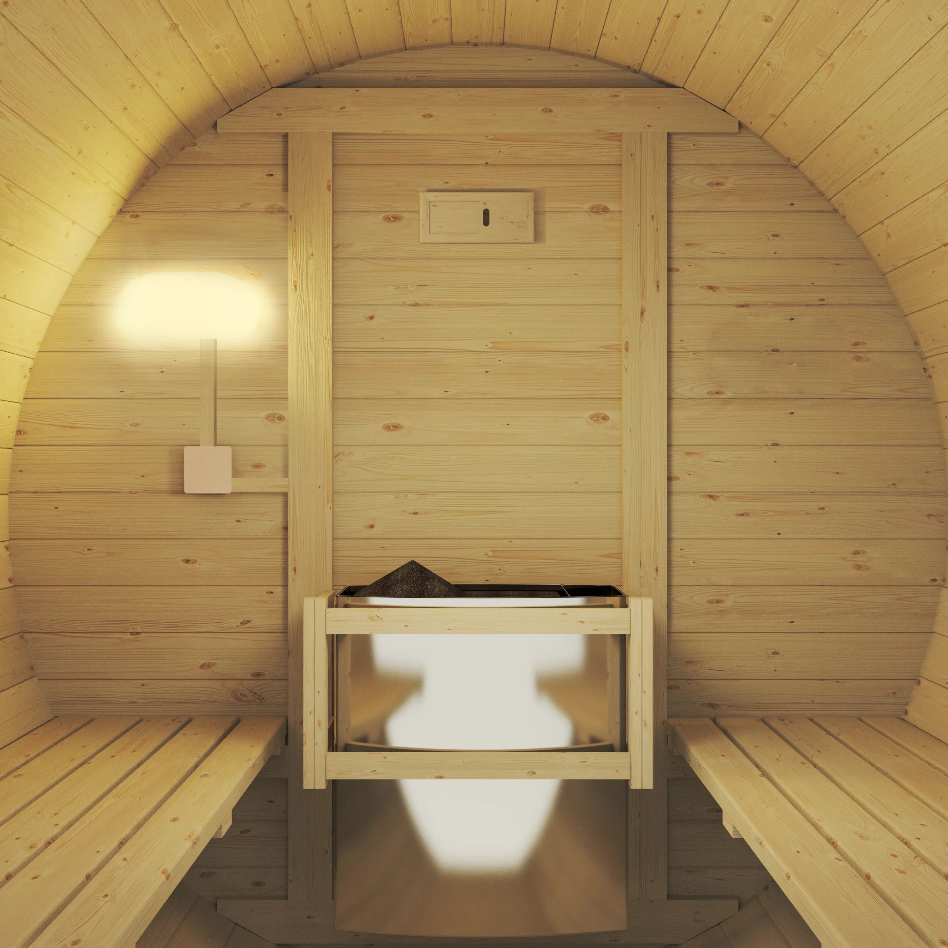 Revel Eden - 4 Person Traditional Barrel Sauna Revel Saunas