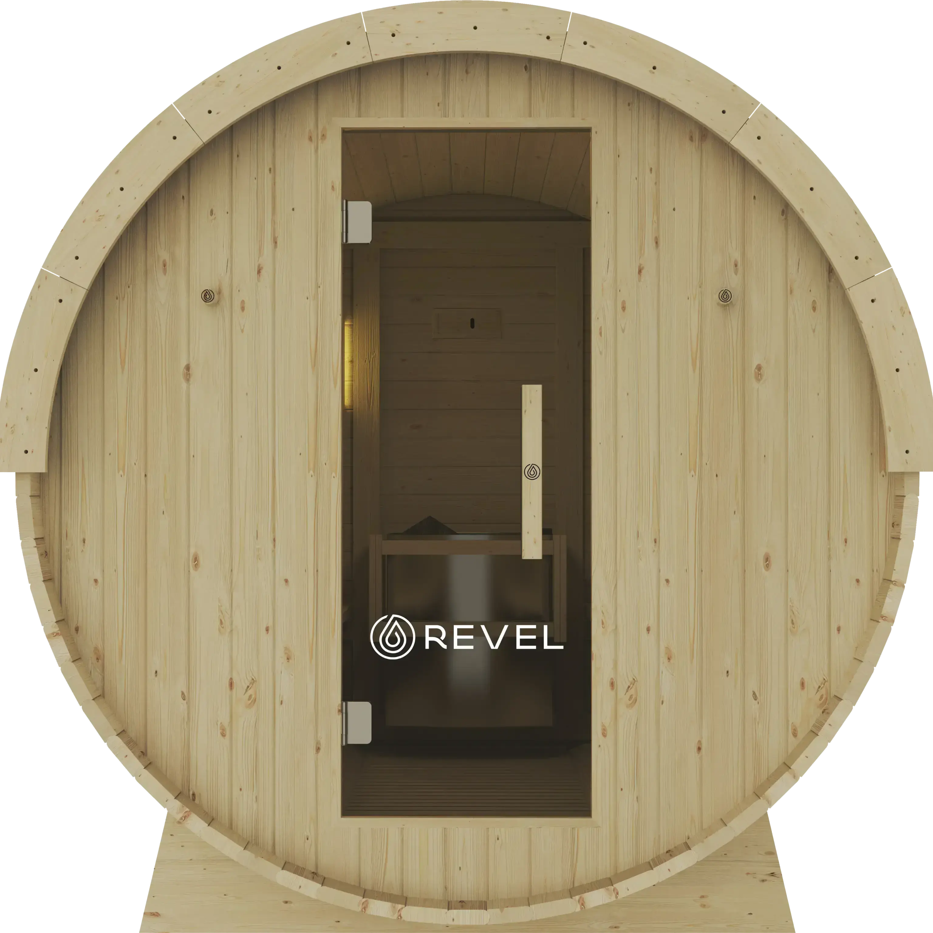 Revel Eden - 6 Person Traditional Barrel Sauna Revel Saunas