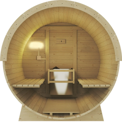 Revel Eden - 6 Person Traditional Barrel Sauna Revel Saunas