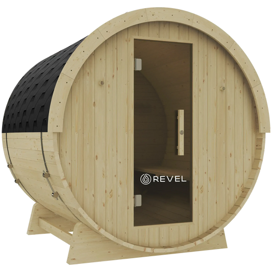 Revel Eden - 6 Person Traditional Barrel Sauna Revel Saunas