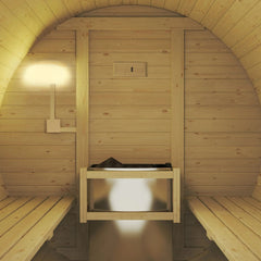 Revel Eden - 6 Person Traditional Barrel Sauna Revel Saunas