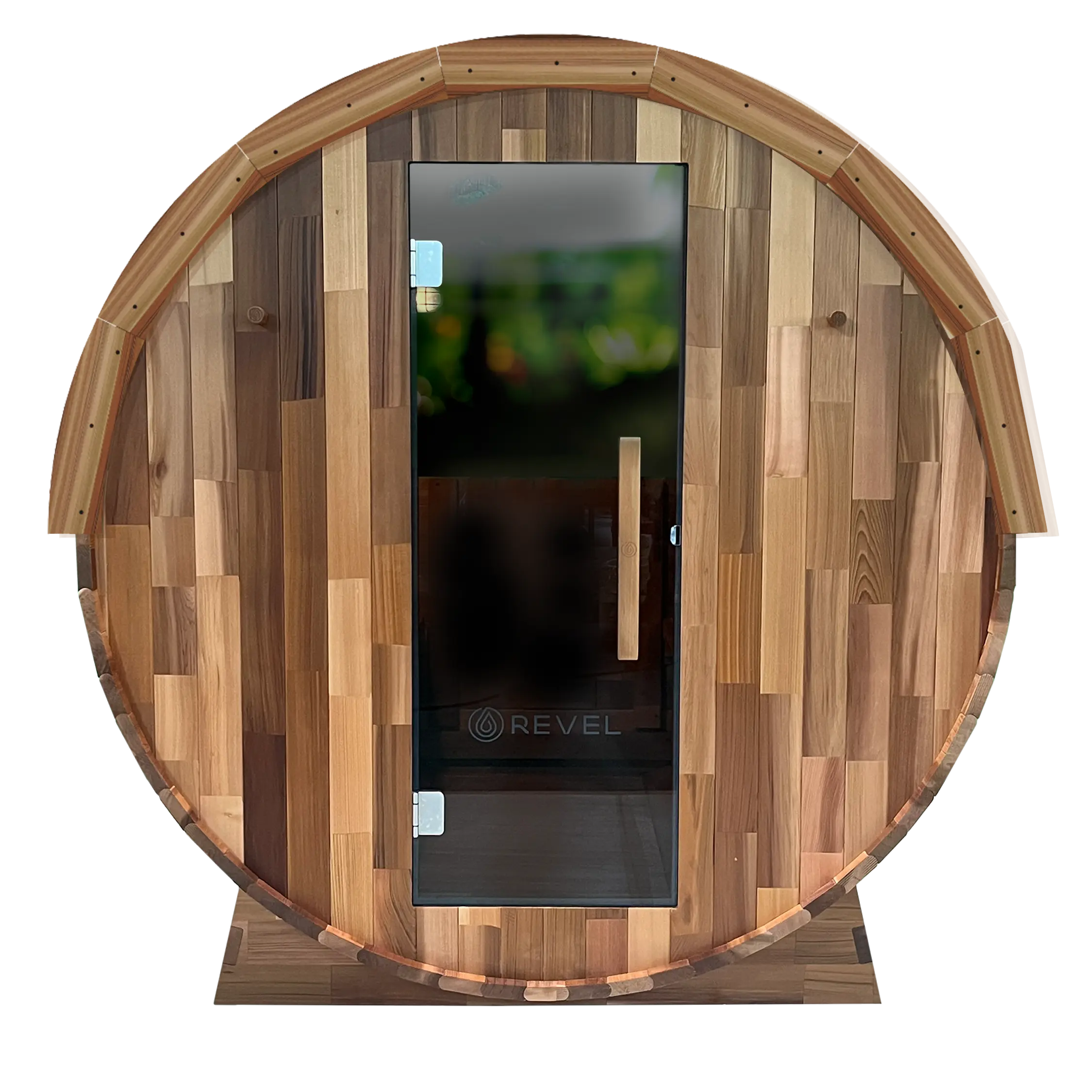 Revel Edenview - 4 Person Traditional Cedar Barrel Sauna Revel Saunas