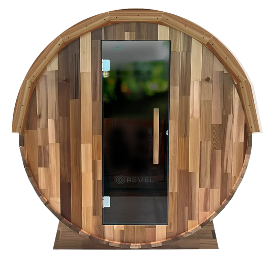 Revel Edenview - 4 Person Traditional Cedar Barrel Sauna Revel Saunas