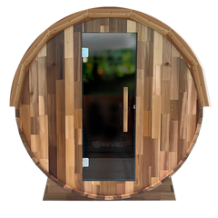 Revel Edenview - 4 Person Traditional Cedar Barrel Sauna Revel Saunas