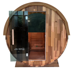 Revel Edenview - 4 Person Traditional Cedar Barrel Sauna Revel Saunas