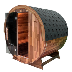 Revel Edenview - 4 Person Traditional Cedar Barrel Sauna Revel Saunas