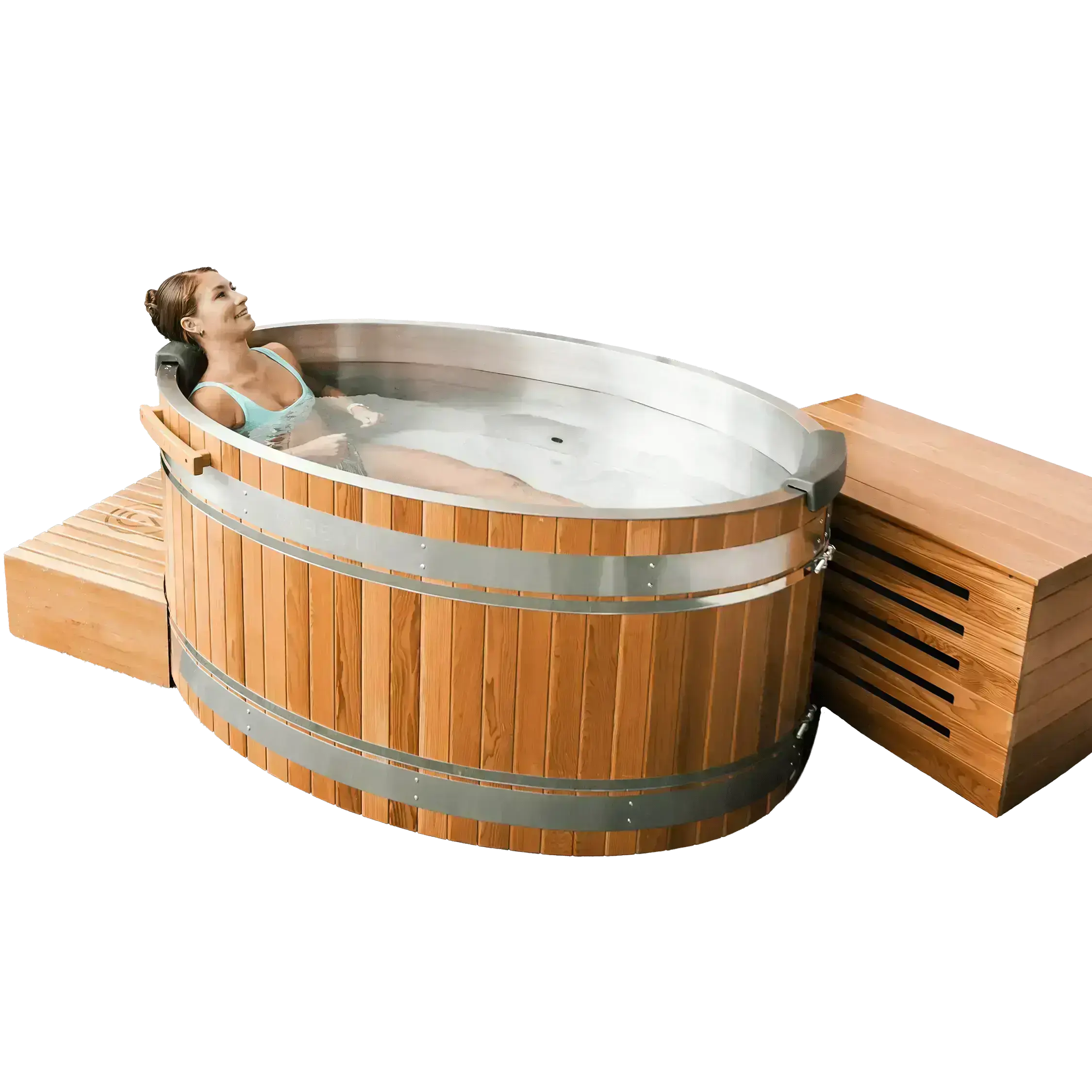 3 Person Aura & Glacier Duo Revel Saunas