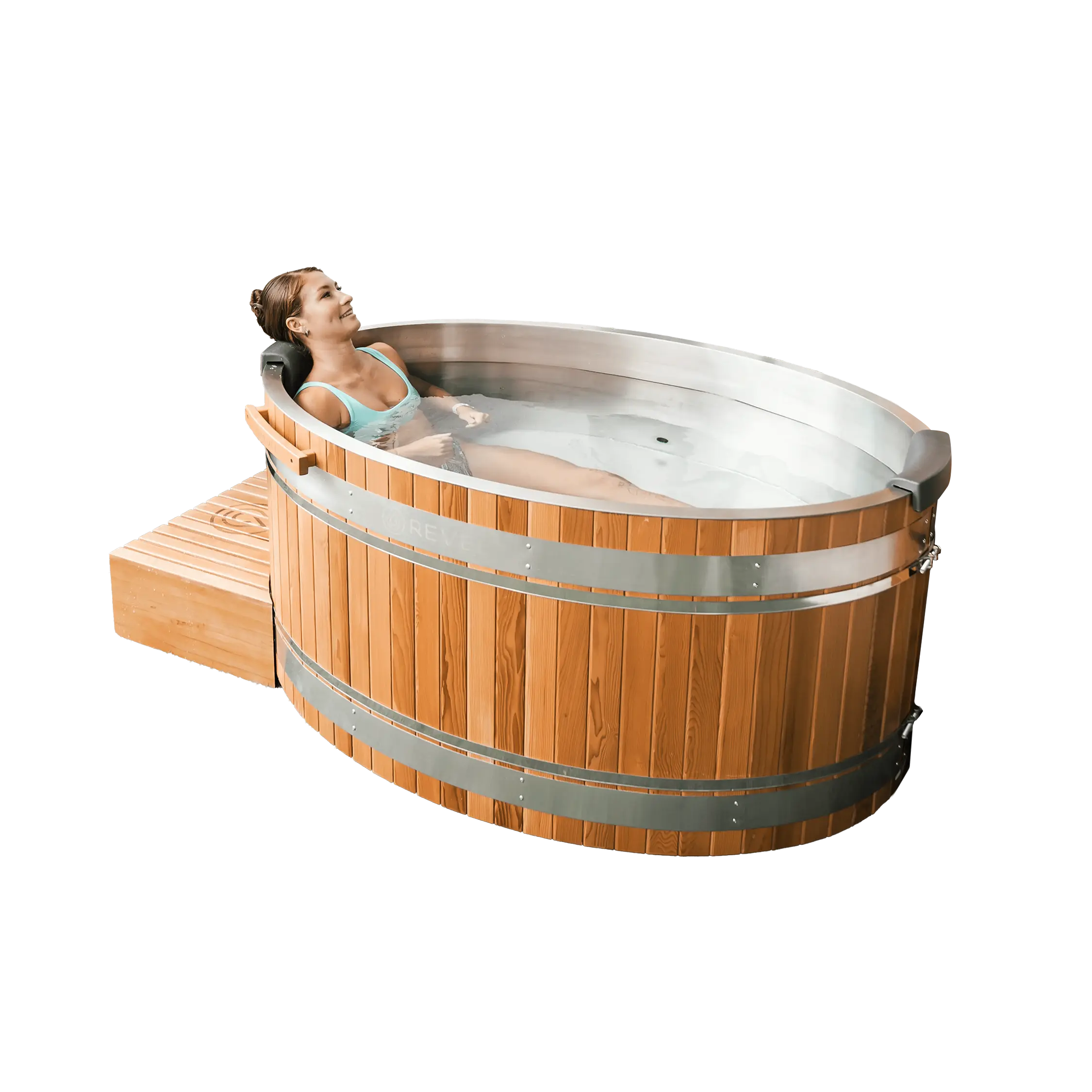 Revel Glacier Duo - Premium Cedar Ice Bath Revel Saunas