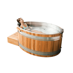 Revel Glacier Duo - Premium Cedar Ice Bath Revel Saunas