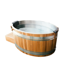 Revel Glacier Duo - Hemlock Nordic Ice Bath Revel Saunas