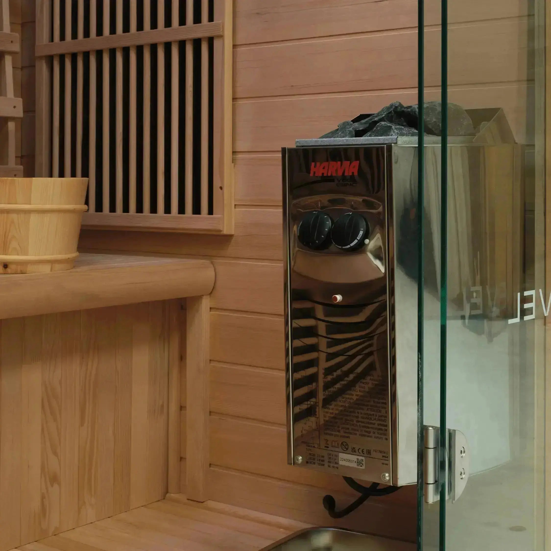 Revel NordicWave 2 Person Infrared & Traditional Hybrid Sauna Revel Saunas