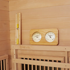 Revel NordicWave 2 Person Infrared & Traditional Hybrid Sauna Revel Saunas