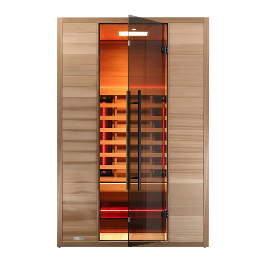 Revel Nova 2 Person Full Spectrum Infrared Cedar Sauna Revel Saunas