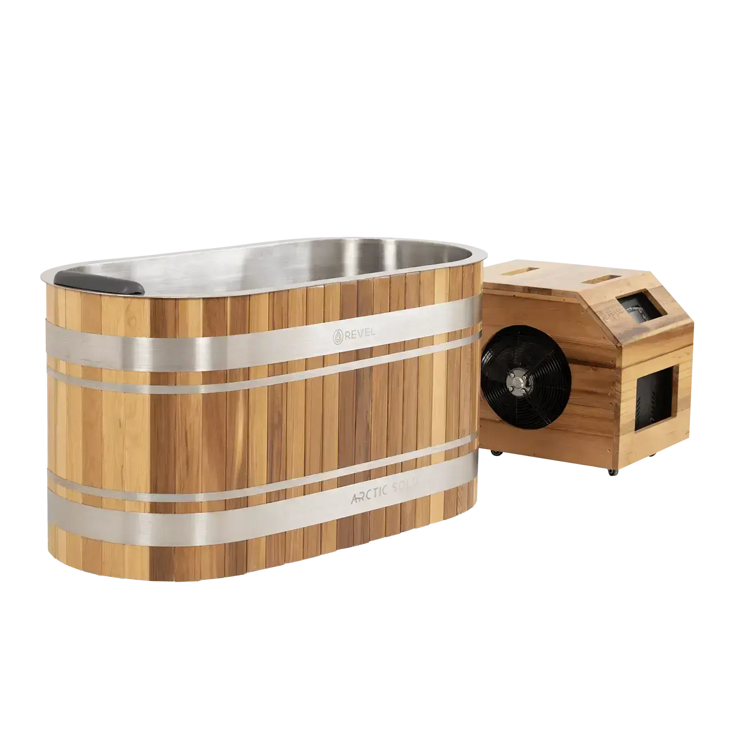 Revel Arctic Solo - Cedar Ice Bath Revel Saunas