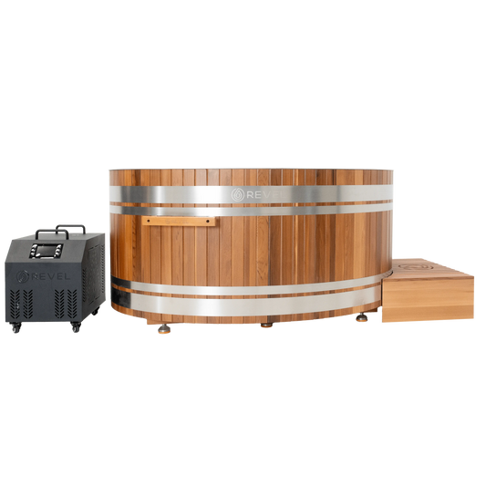 Revel Glacier Duo - Premium Cedar Ice Bath Revel Saunas