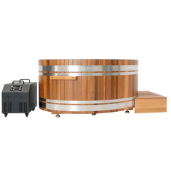 Revel Glacier Duo - Hemlock Nordic Ice Bath Revel Saunas
