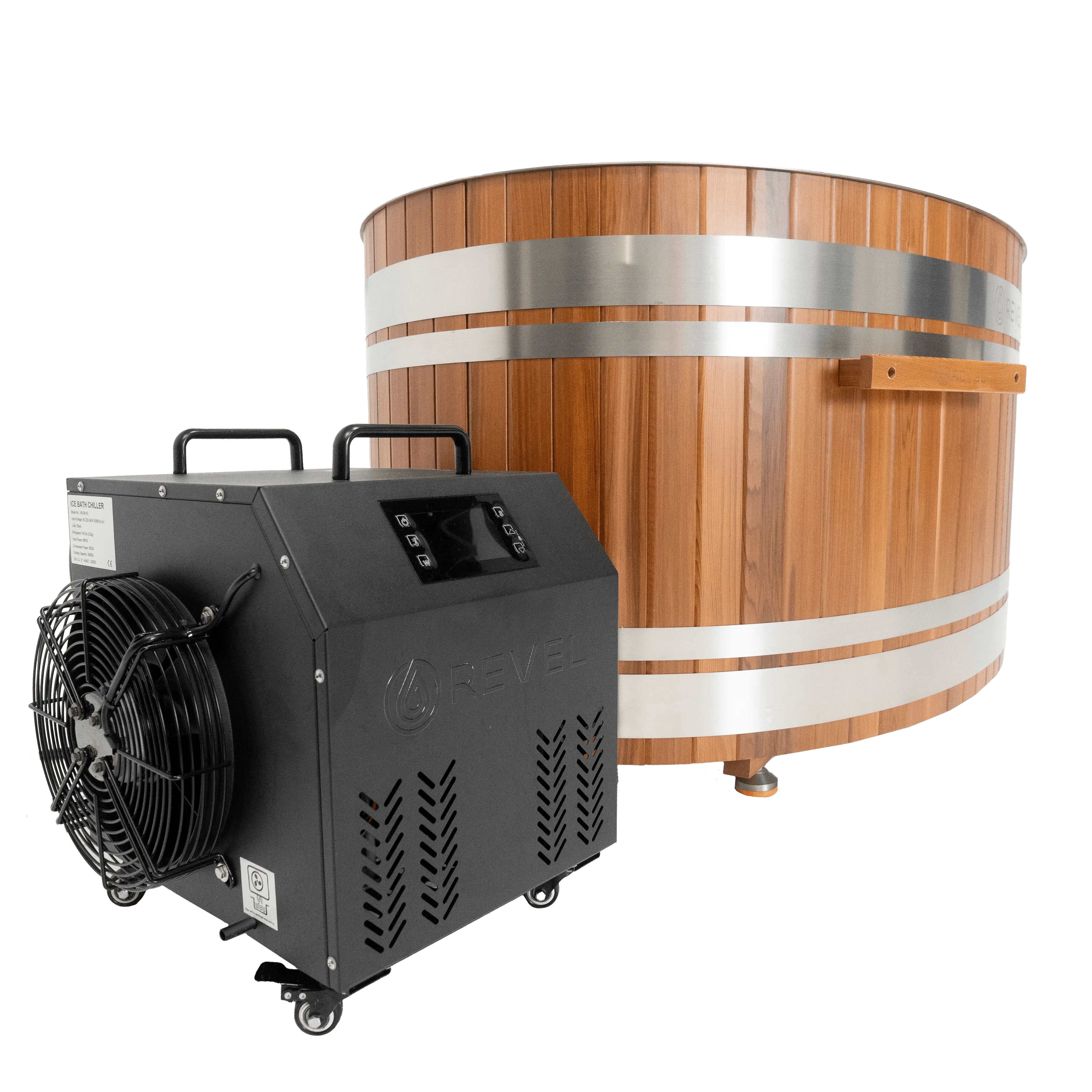 Revel Glacier Duo - Premium Cedar Ice Bath Revel Saunas