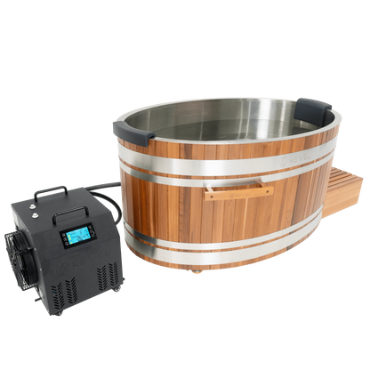Revel Glacier Duo - Premium Cedar Ice Bath Revel Saunas